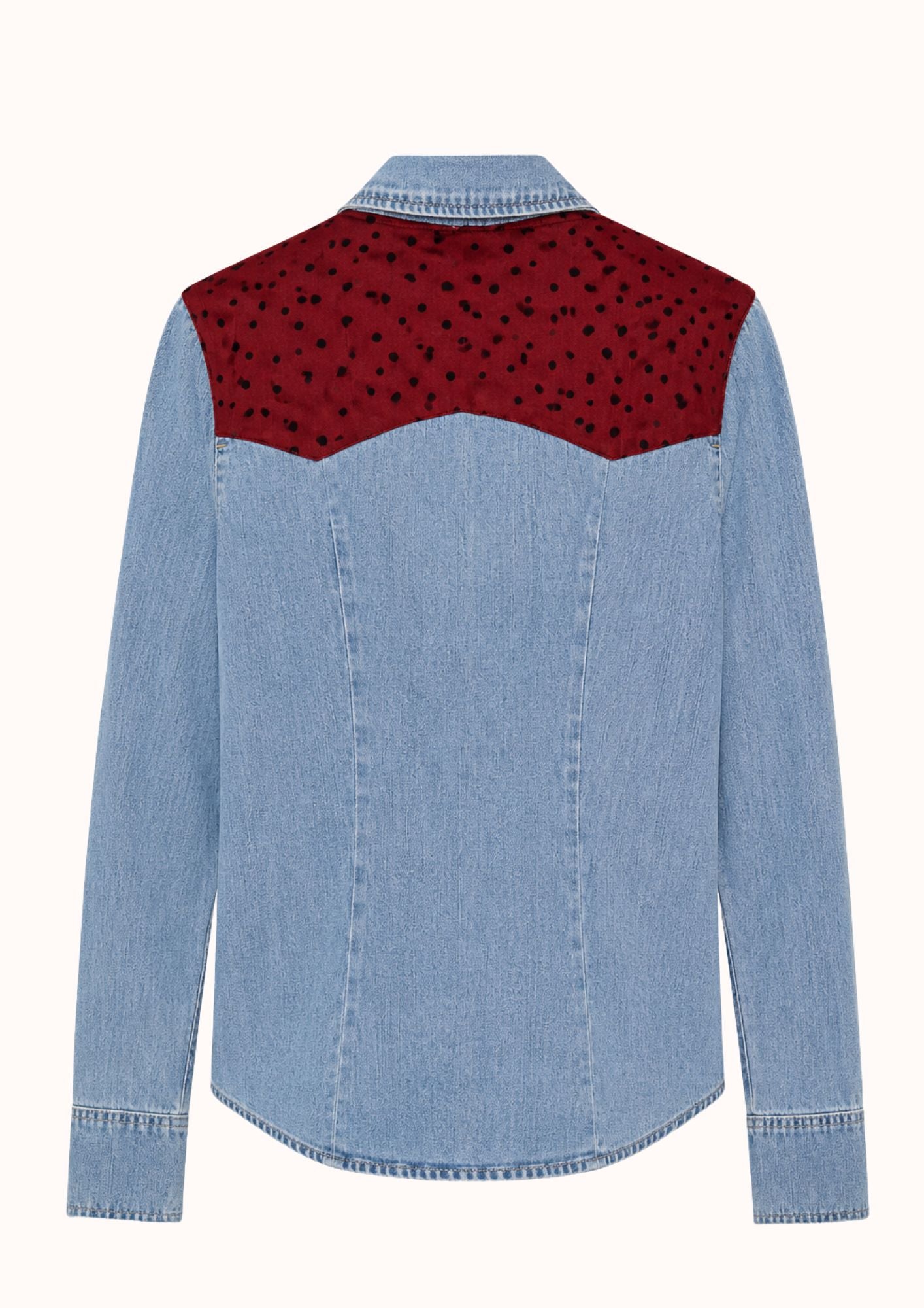 Camicia spalline bordeaux