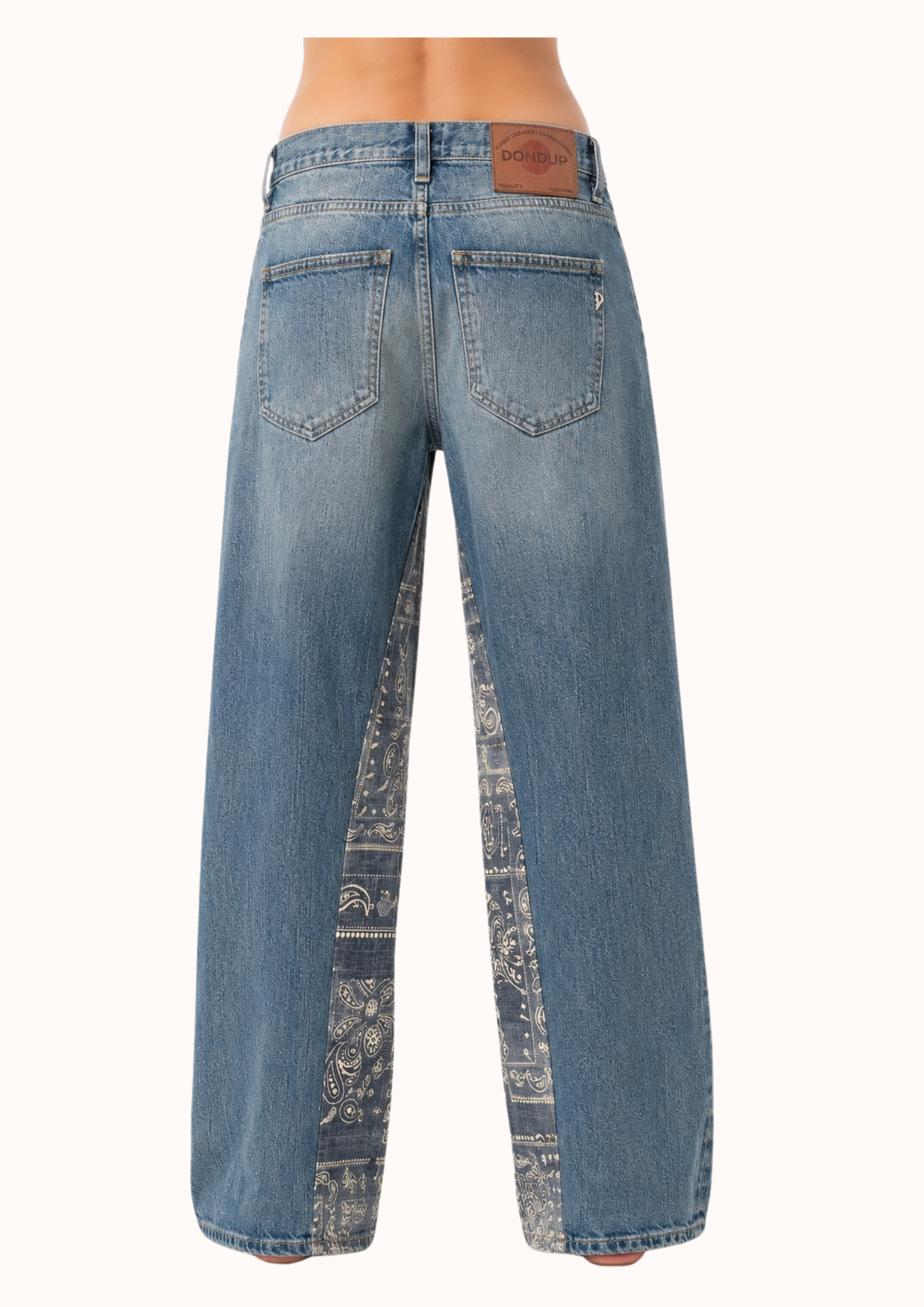 Denim Dondup BANDANA ripped
