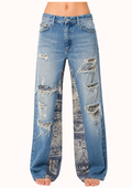 Denim Dondup BANDANA ripped