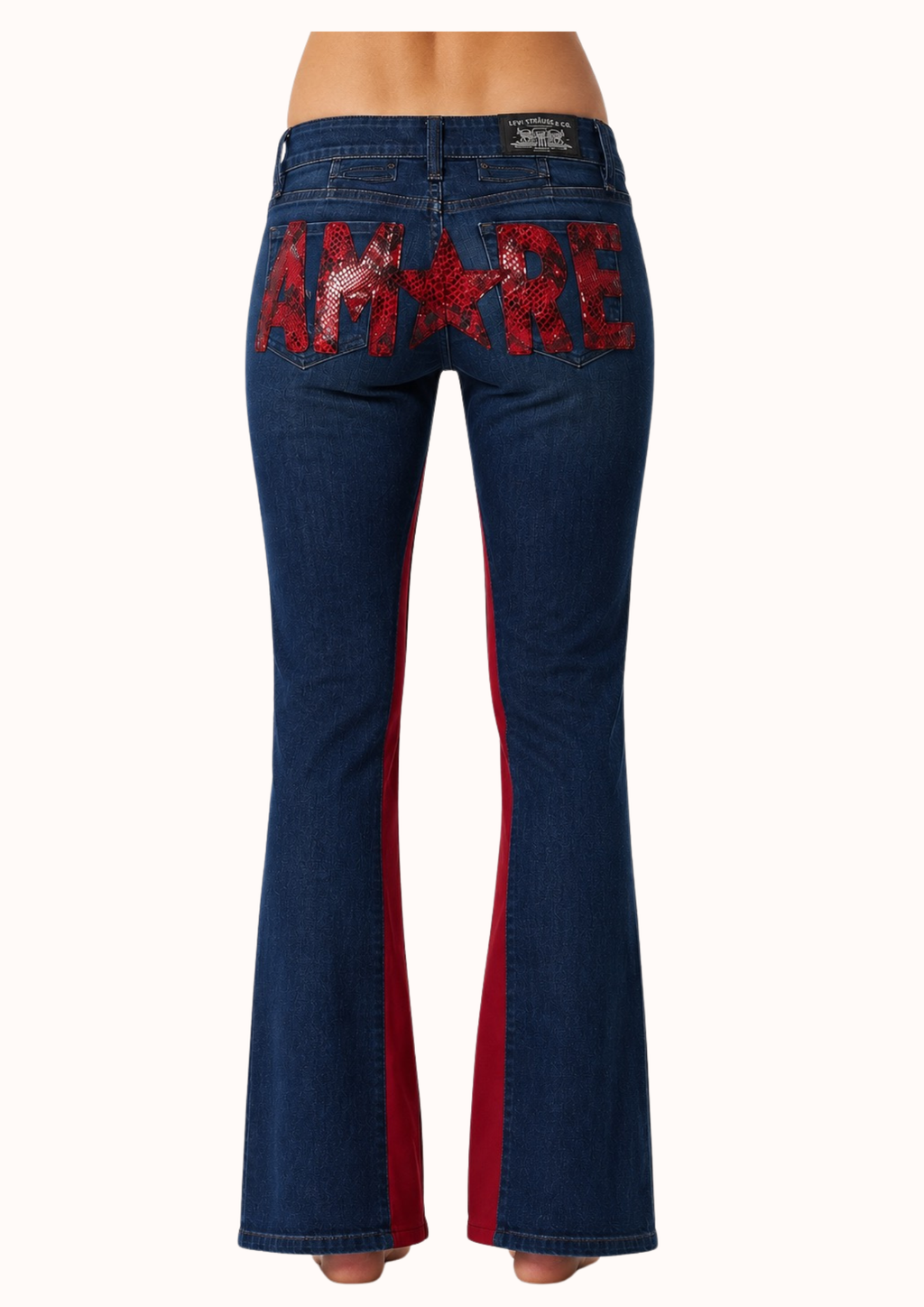 Denim Levis AMORE pitonato