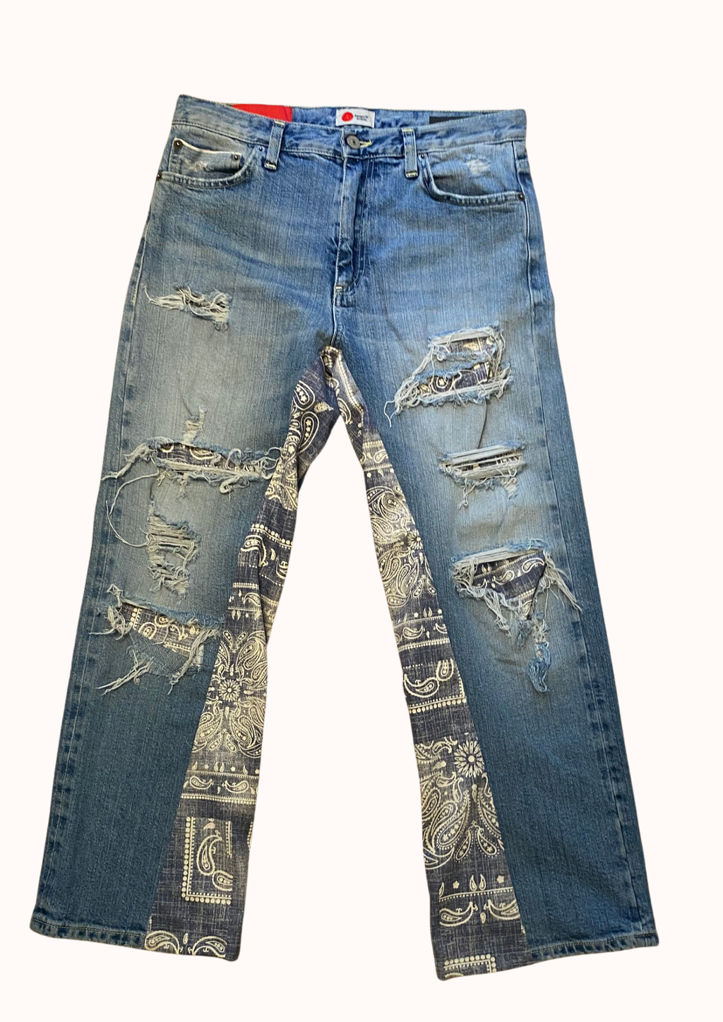 Denim Dondup BANDANA ripped
