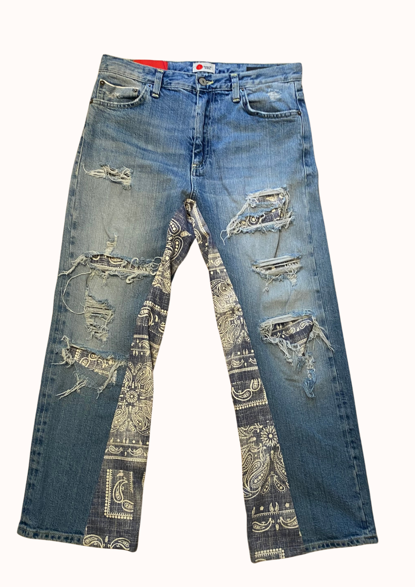 Denim Dondup BANDANA ripped