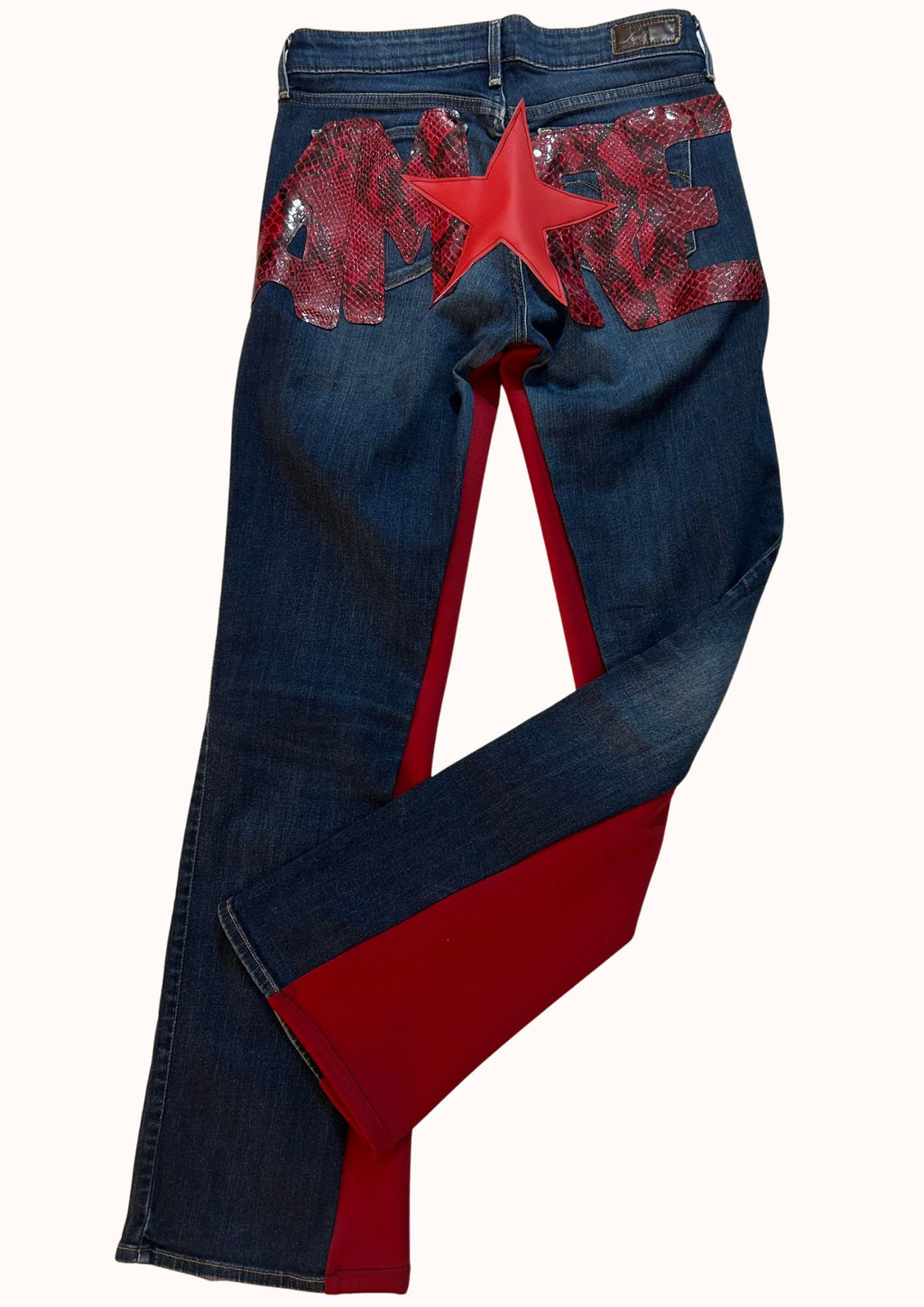 Denim pitonato AMORE