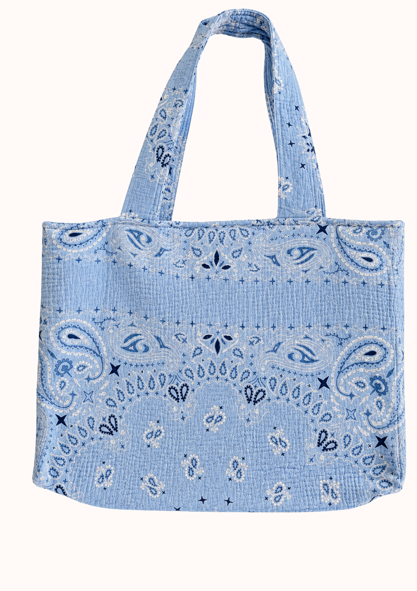 Borsa mare azzurra stella argento