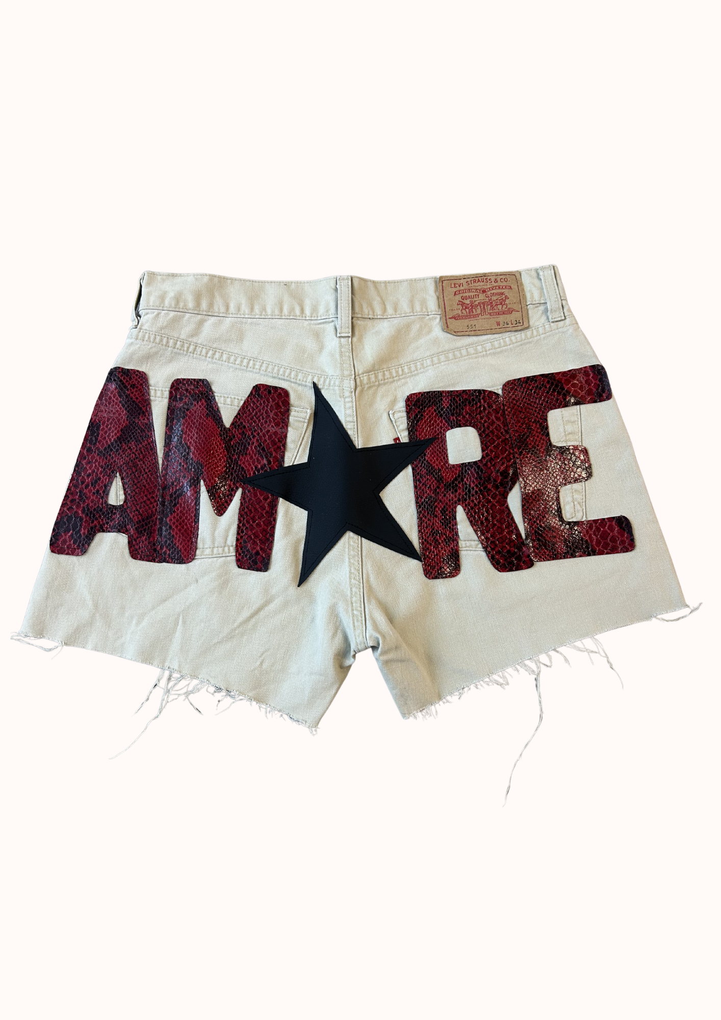 Shorts AMORE stella nera