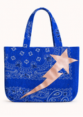 Borsa mare blu stella baby pink