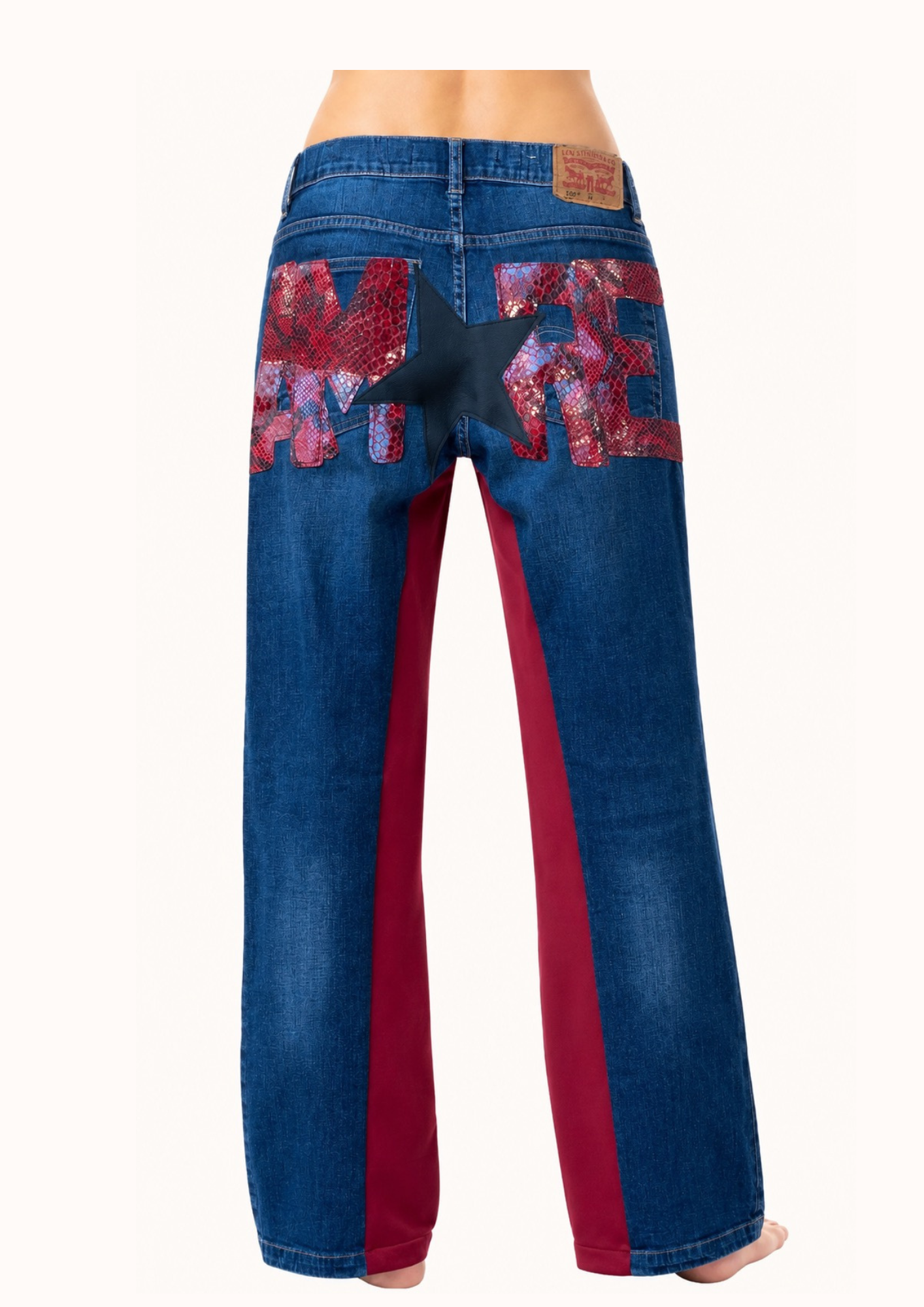 Denim Levis AMORE pitonato