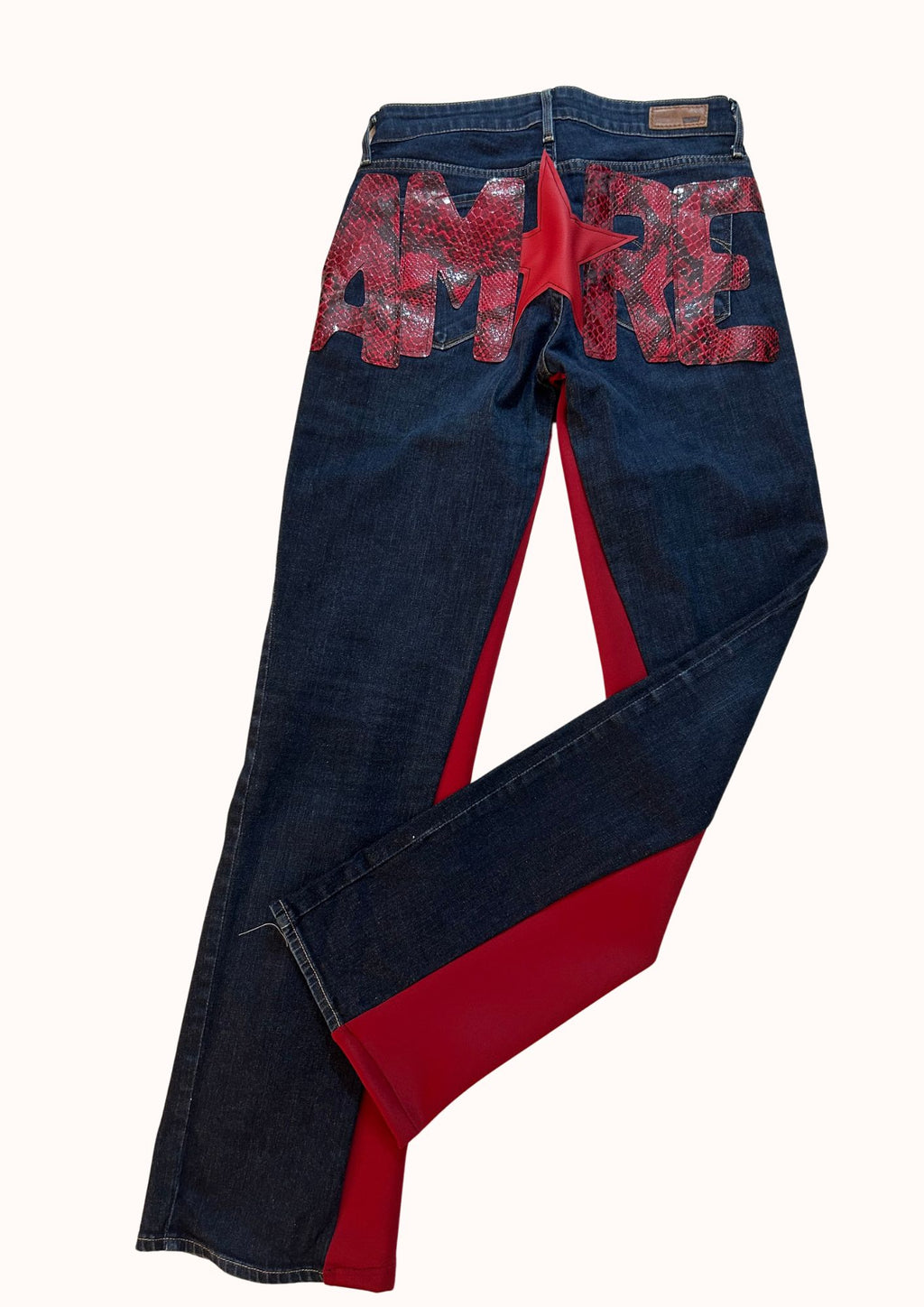 Denim pitonato AMORE