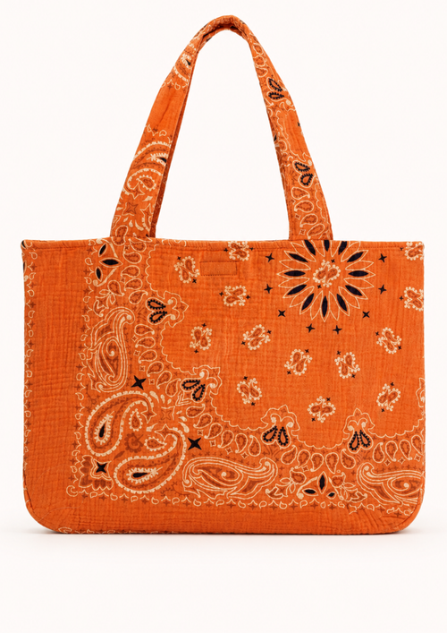 Borsa arancione angel azzurro