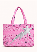 Borsa mare rosa stella argento