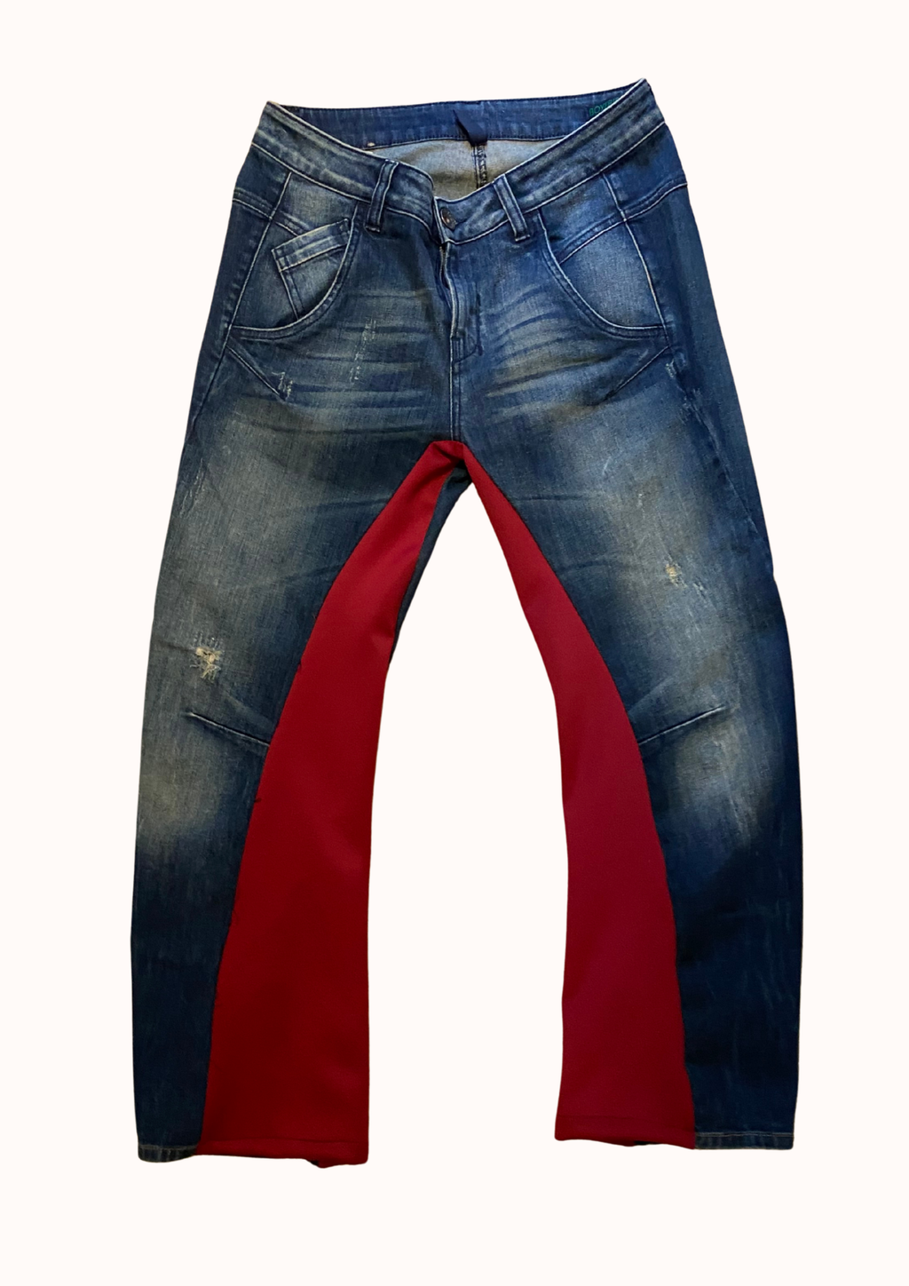 Denim Benetton AMORE stella rossa
