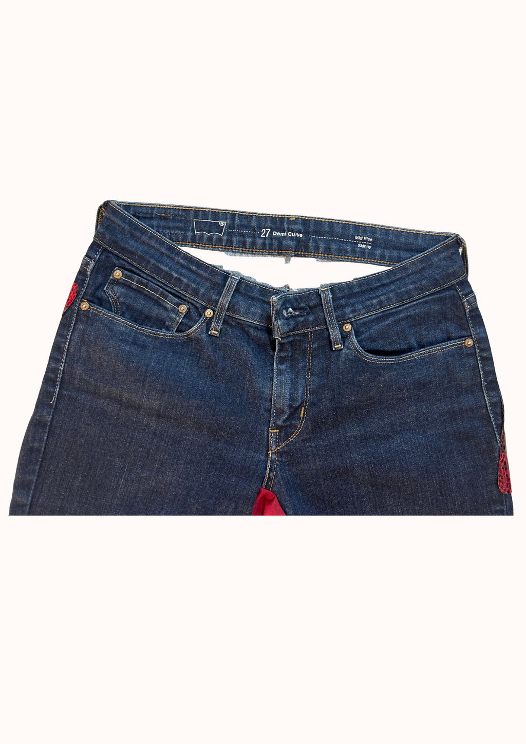 Denim pitonato AMORE