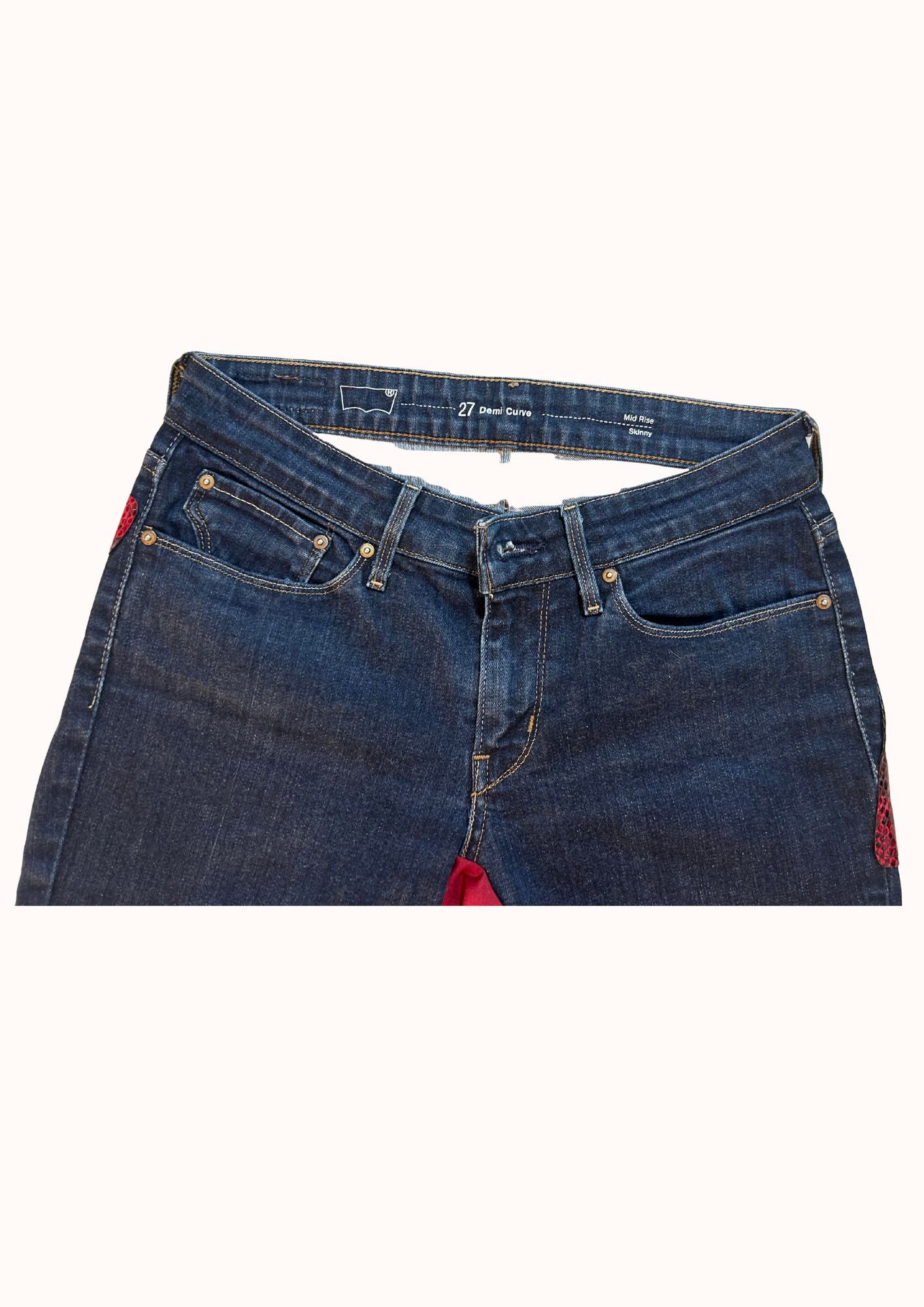 Denim pitonato AMORE