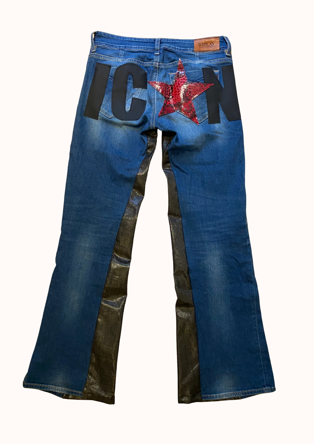 Denim Replay ICON stella pitonata