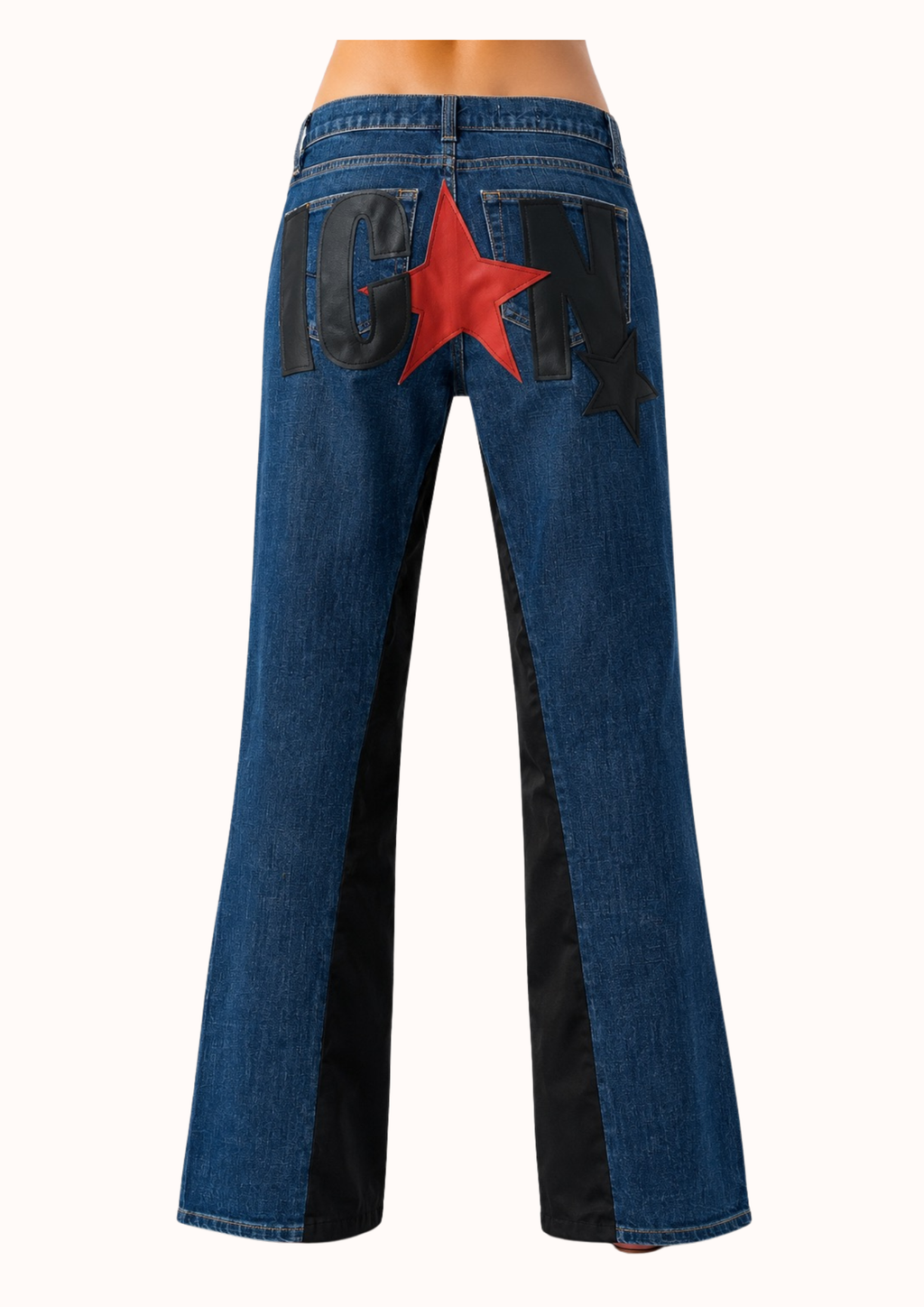 Denim ICON stella rossa