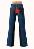 Denim ICON stella rossa