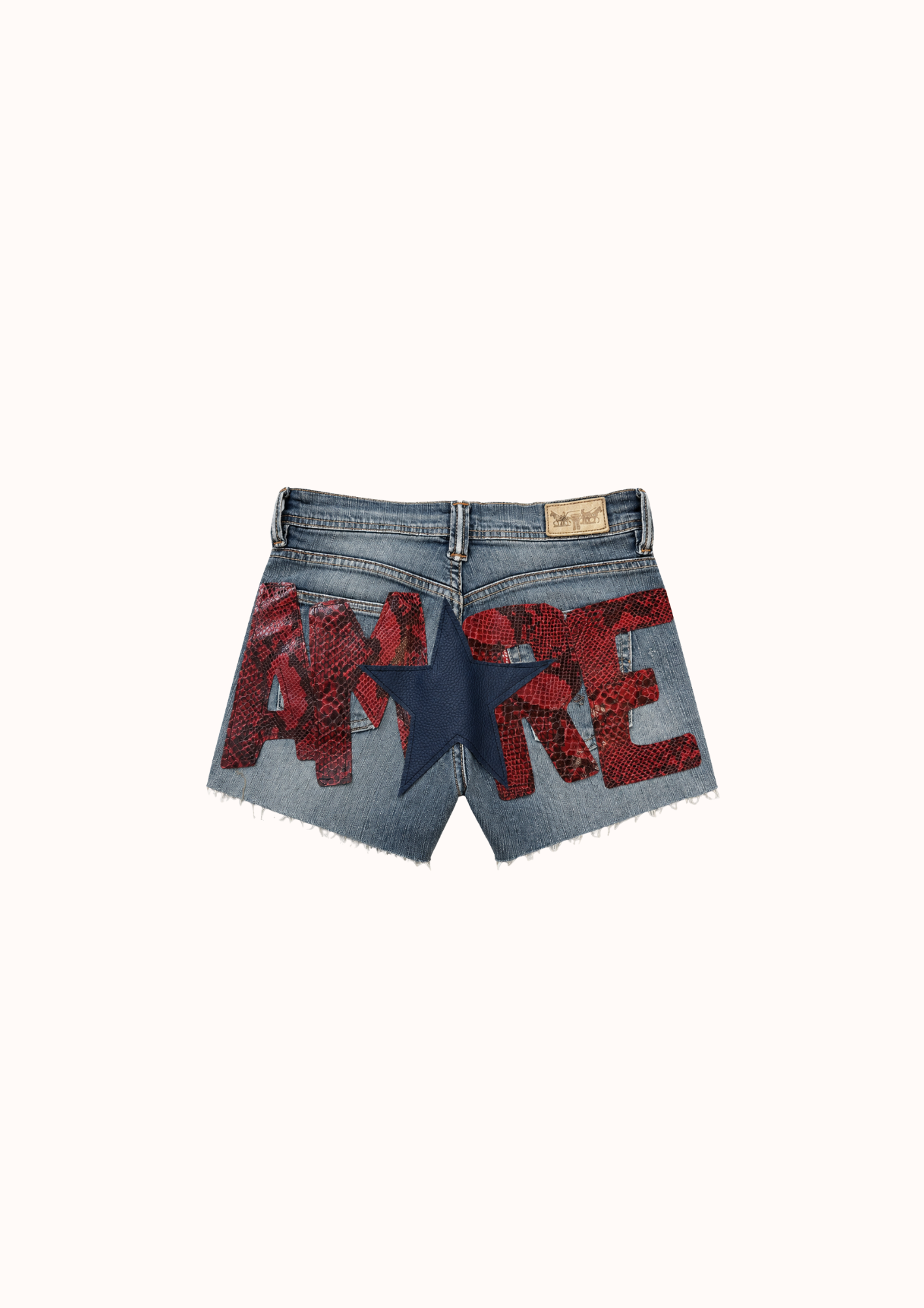 Shorts AMORE stella blu