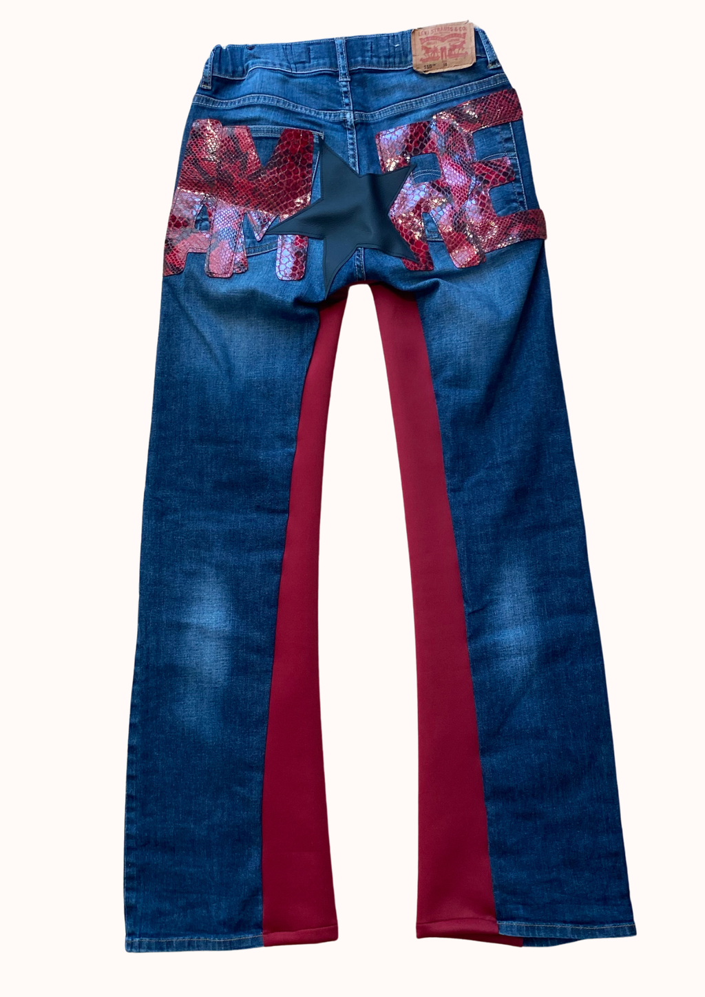 Denim Levis AMORE pitonato