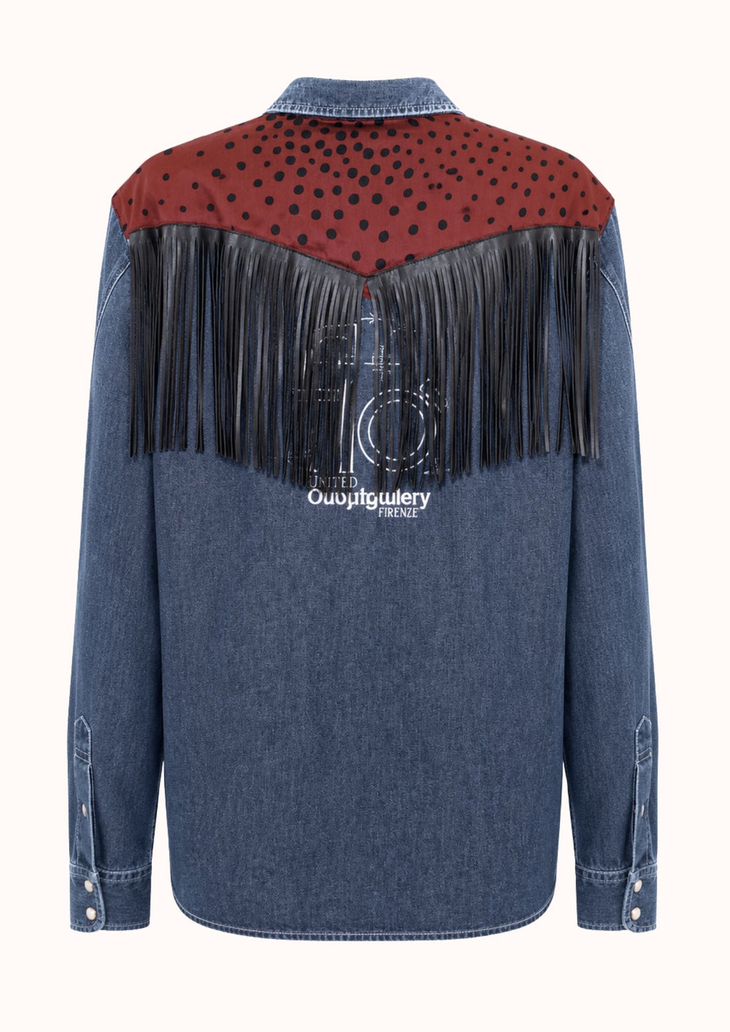 Camicia spalline bordeaux e frange II