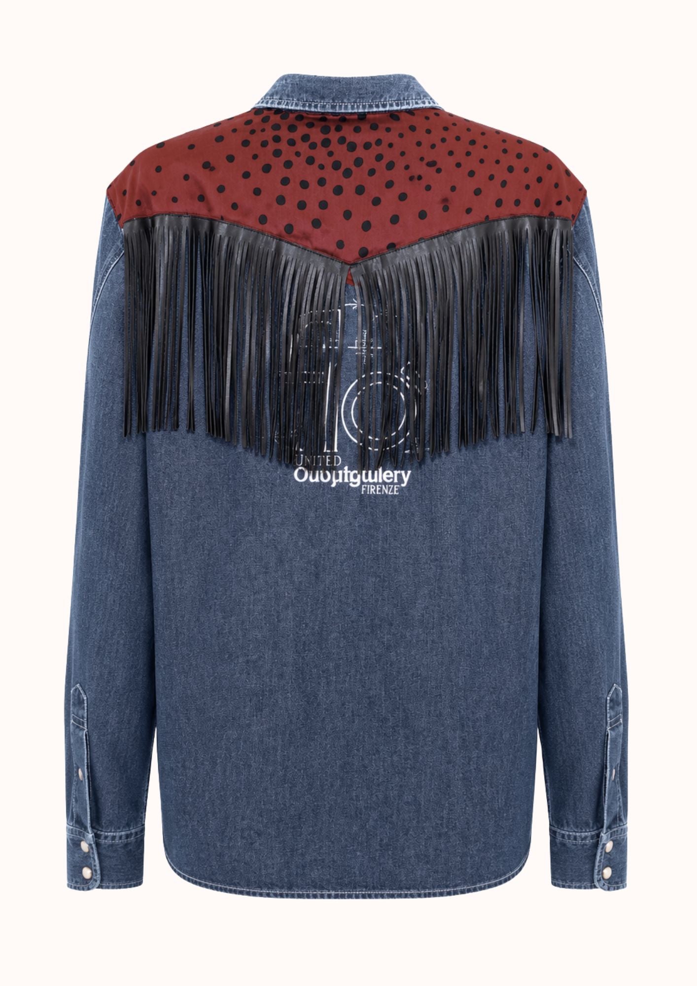 Camicia spalline bordeaux e frange II