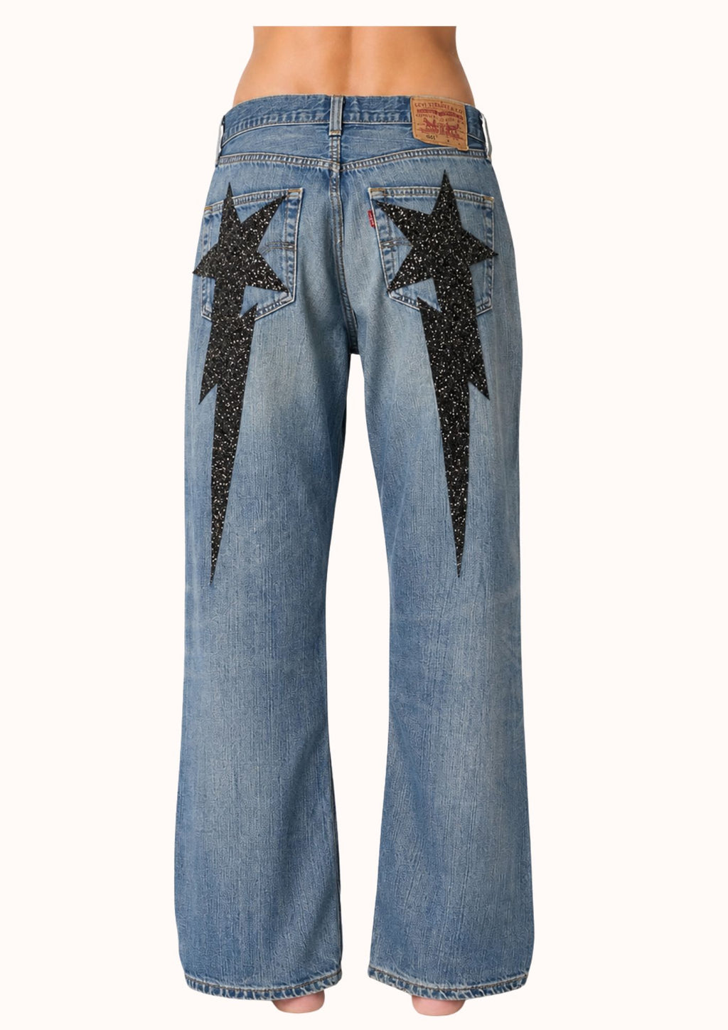 Levis stelle Glitter