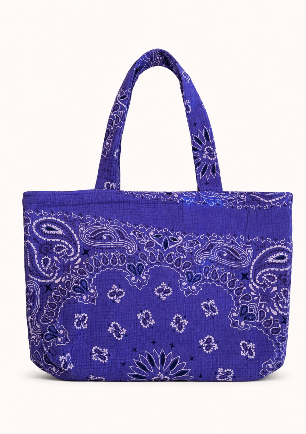 Borsa mare viola stella argento
