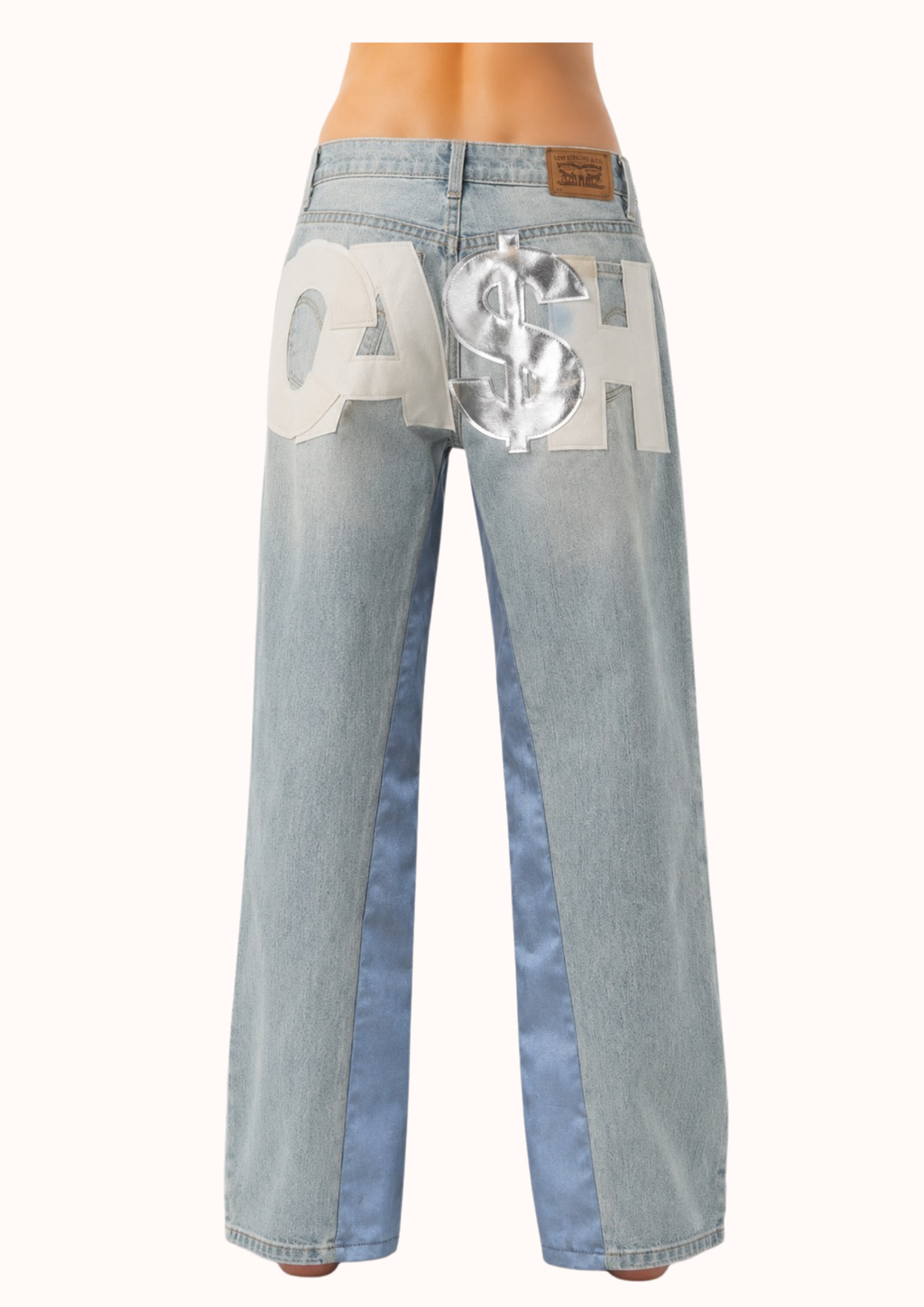 Denim Levis CASH argentato