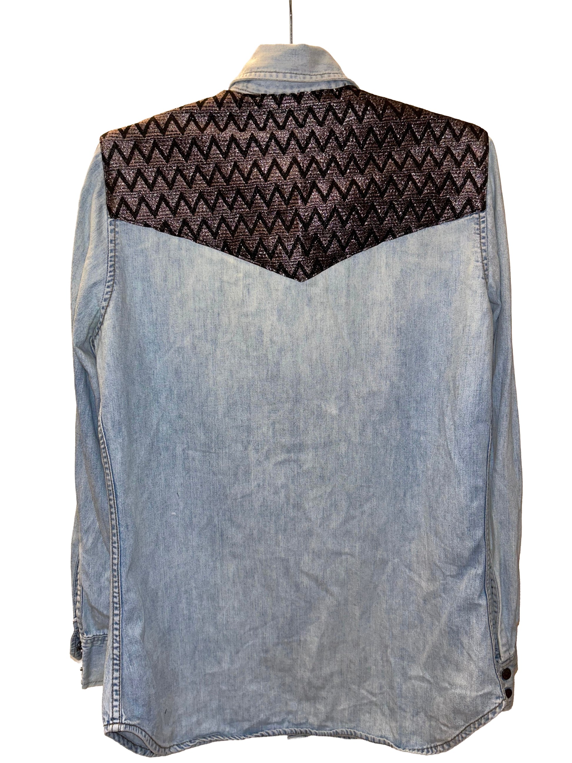 Camicia spalline nere