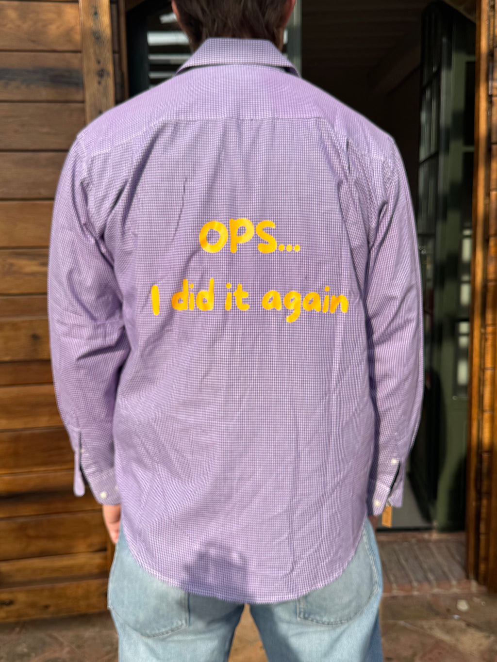 camicia "ops... i did it again"