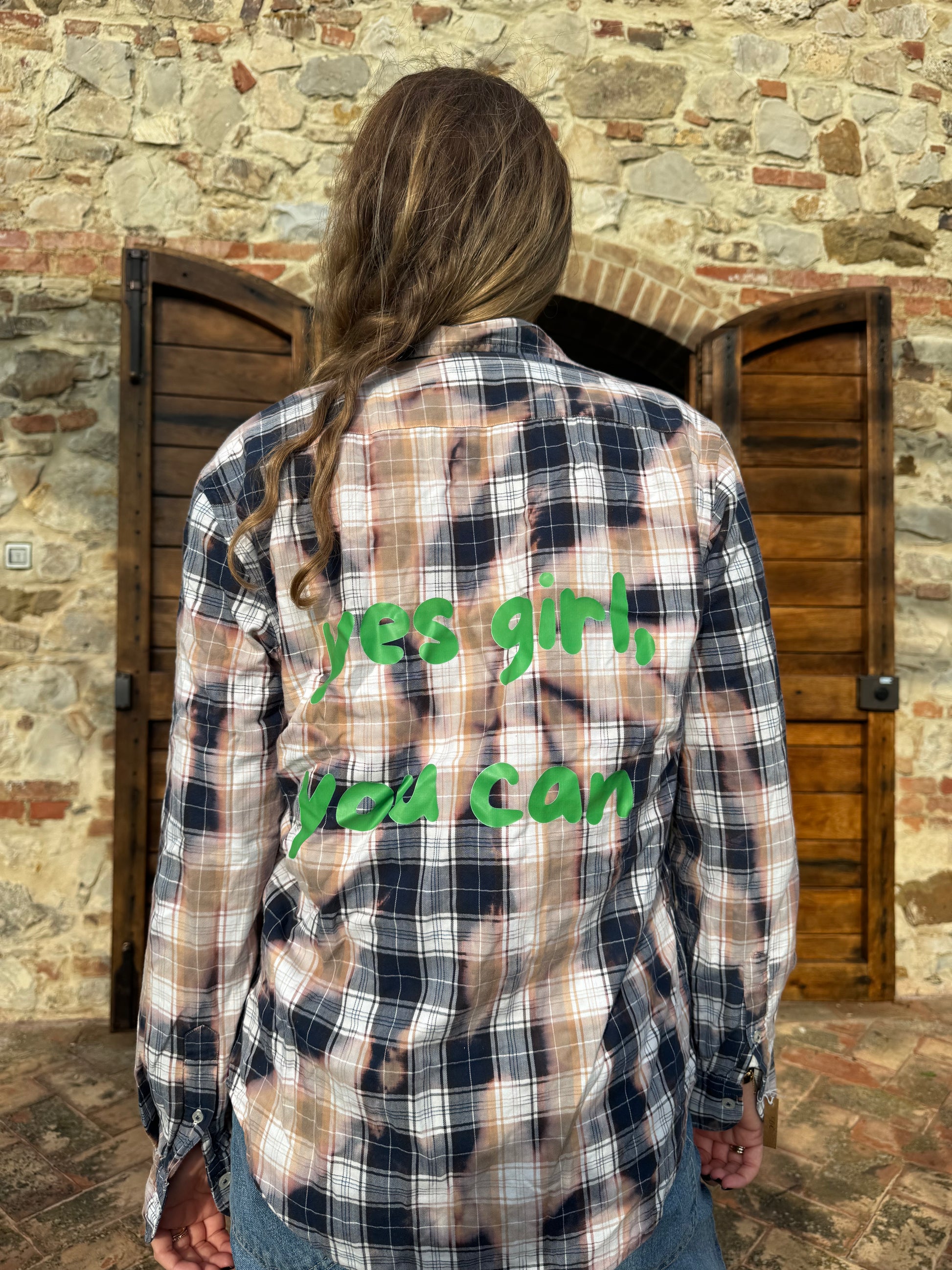 Camicia "Yes girl you can"