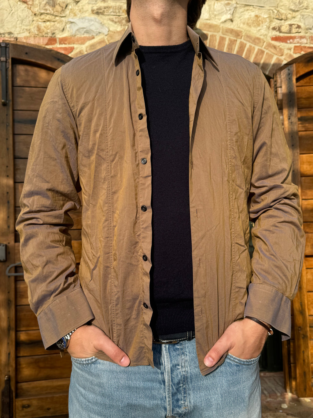 Camicia "Overall it was a blast"