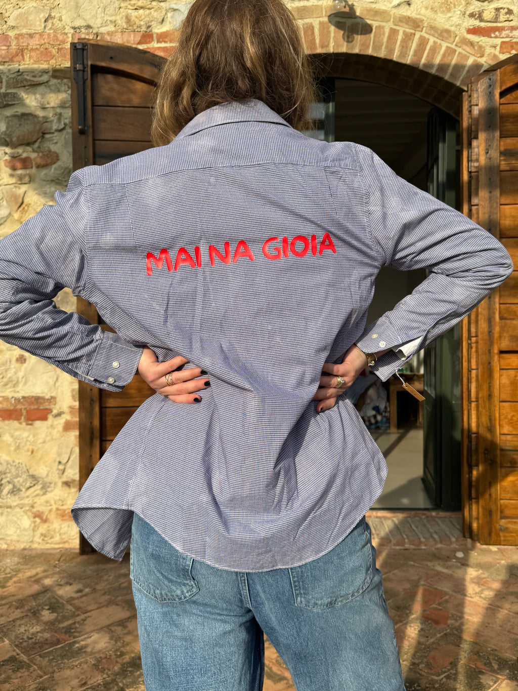 camicia "mai una gioia"