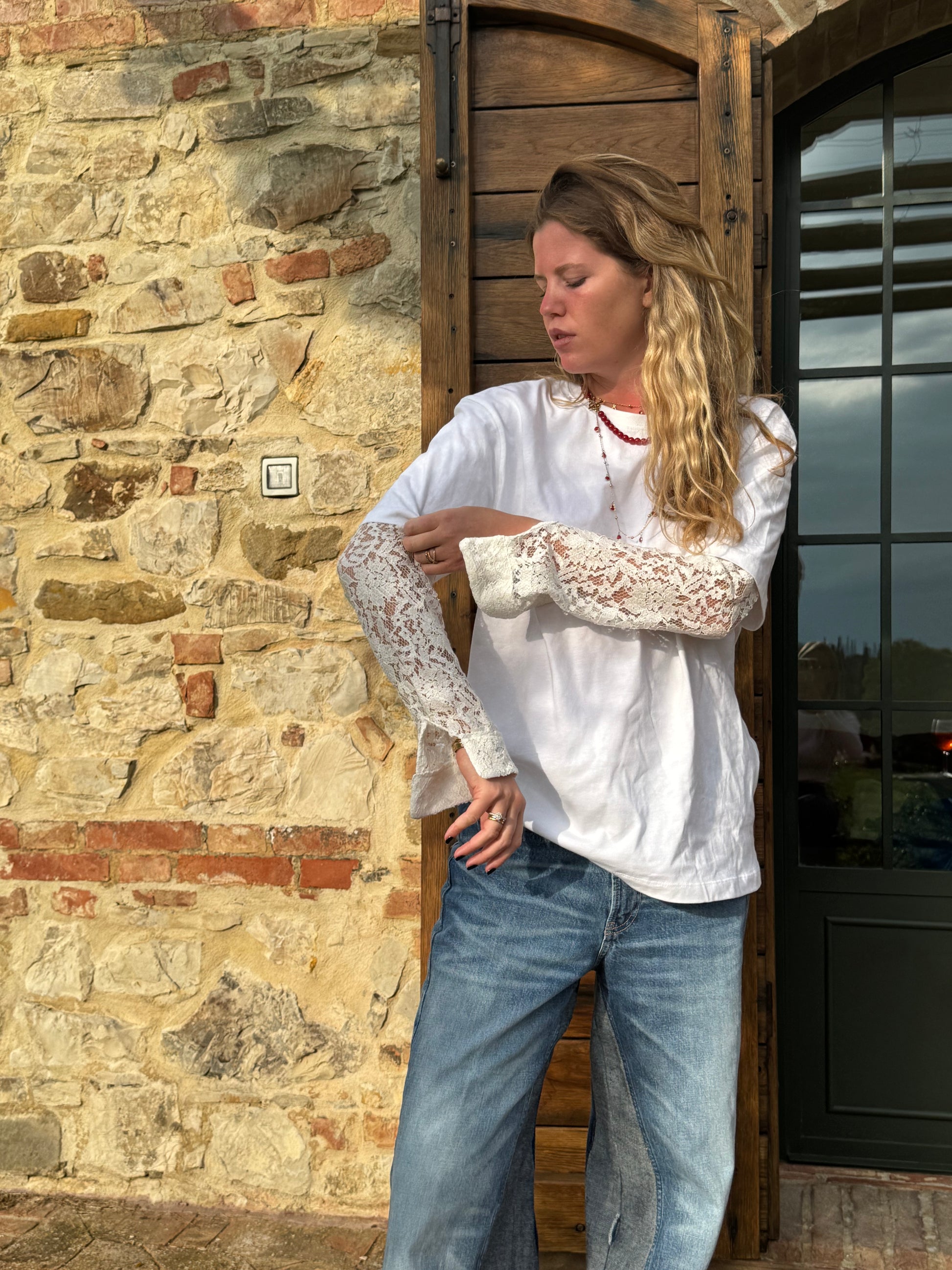 maglietta 100% cotone classic fit Bianca