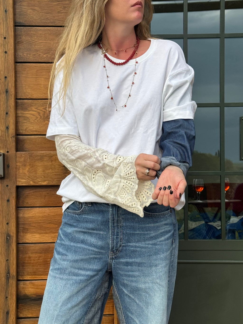maglietta 100% cotone classic fit Bianca