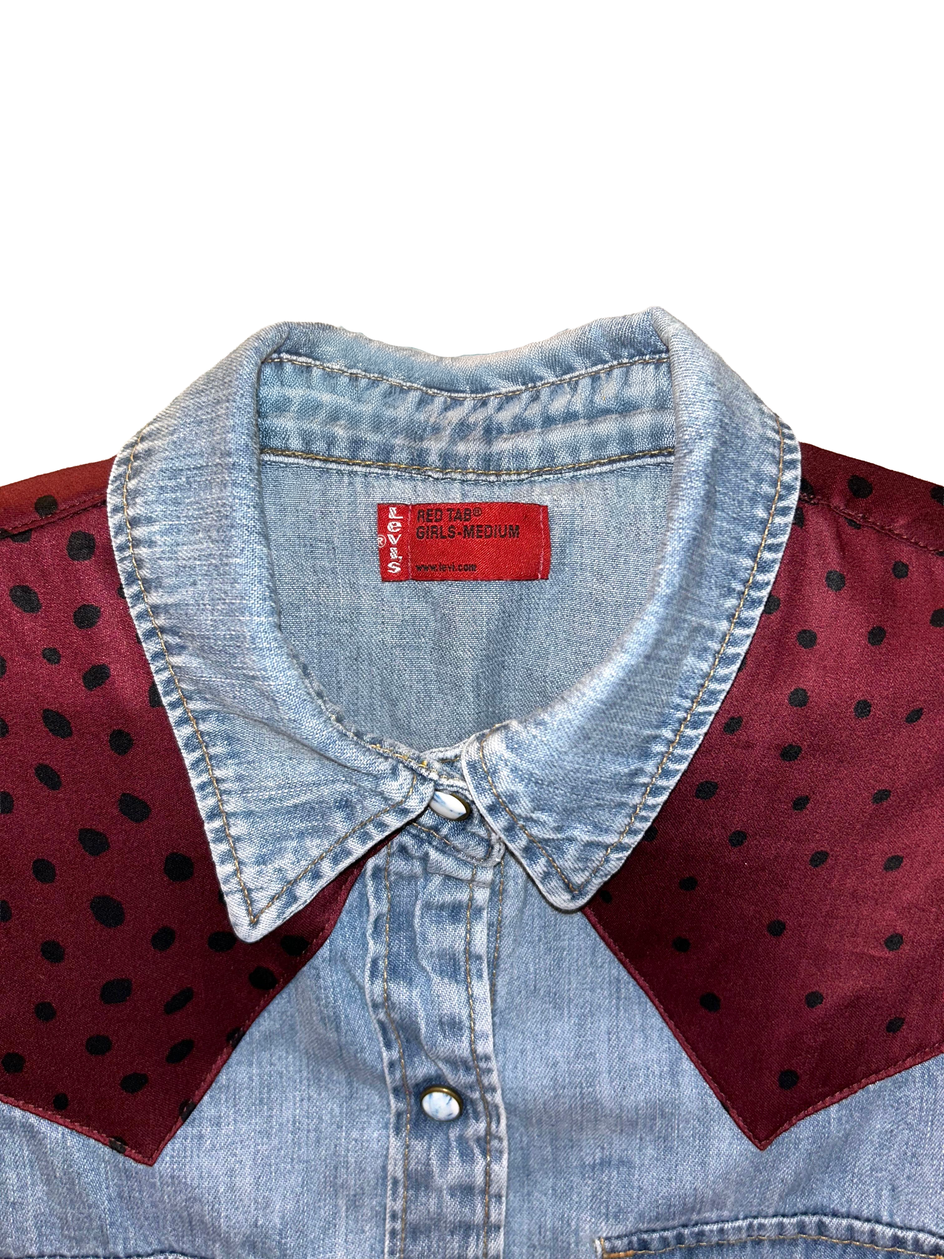 Camicia spalline bordeaux