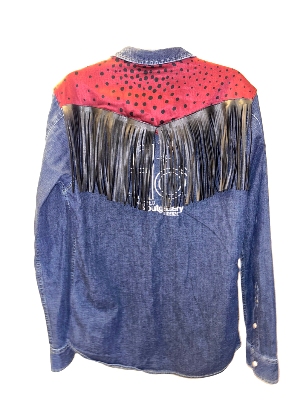 Camicia spalline bordeaux e frange II